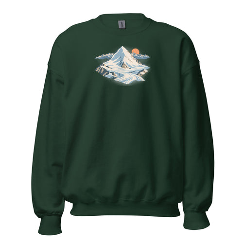 Allalinhorn Saas-Fee Sweatshirt – Waldgrün