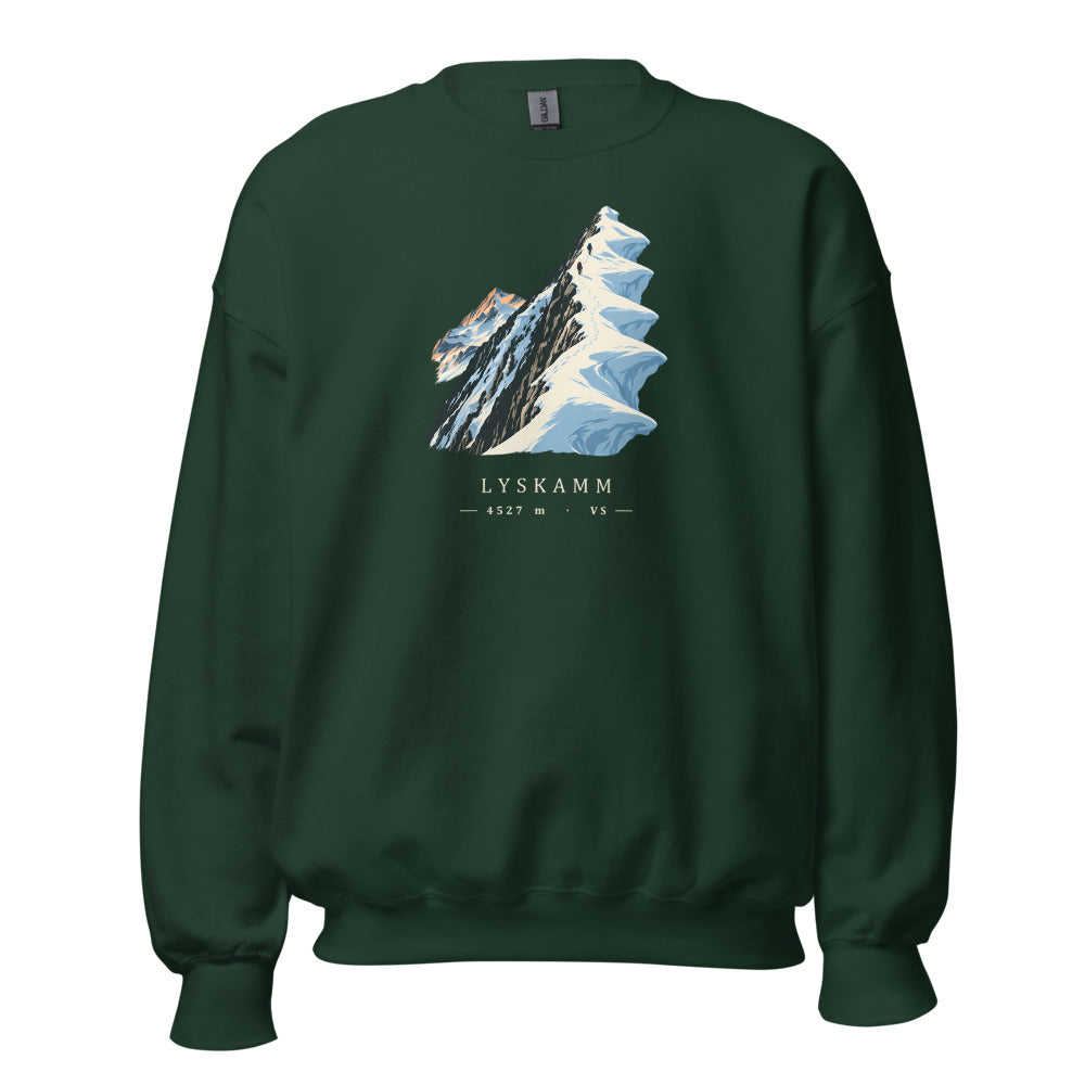 Lyskamm Wechtengrat Sweatshirt – Waldgrün