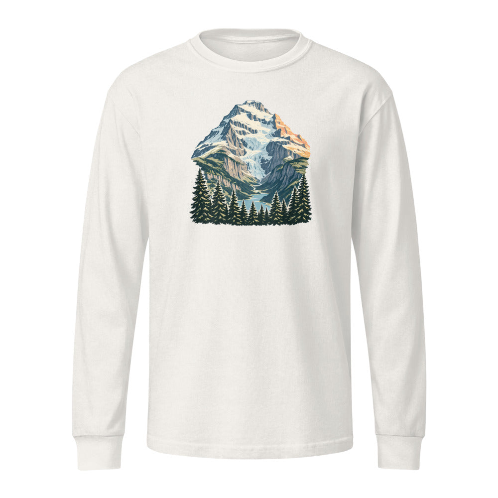 Doldenhorn Kandersteg Heavyweight-Langarmshirt – Vintage-Weiss