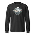 Monte Leone Simplon Heavyweight-Langarmshirt – Schwarz gewaschen