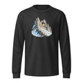 Tschingelhörner Martinsloch Heavyweight-Langarmshirt – Schwarz gewaschen