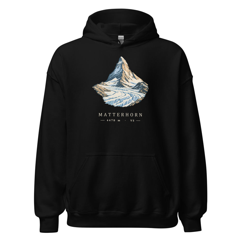 Matterhorn Gornergrat Hoodie – Schwarz