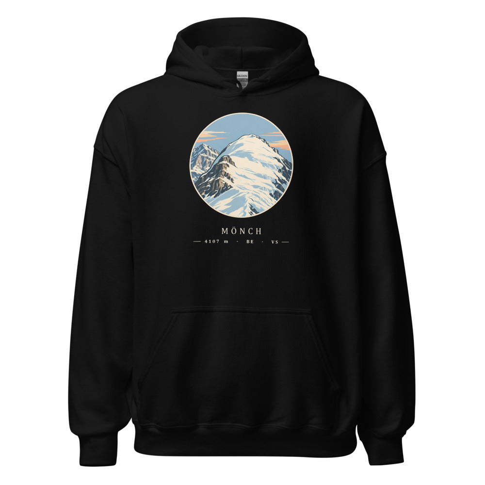 Mönch Nollen Hoodie – Schwarz