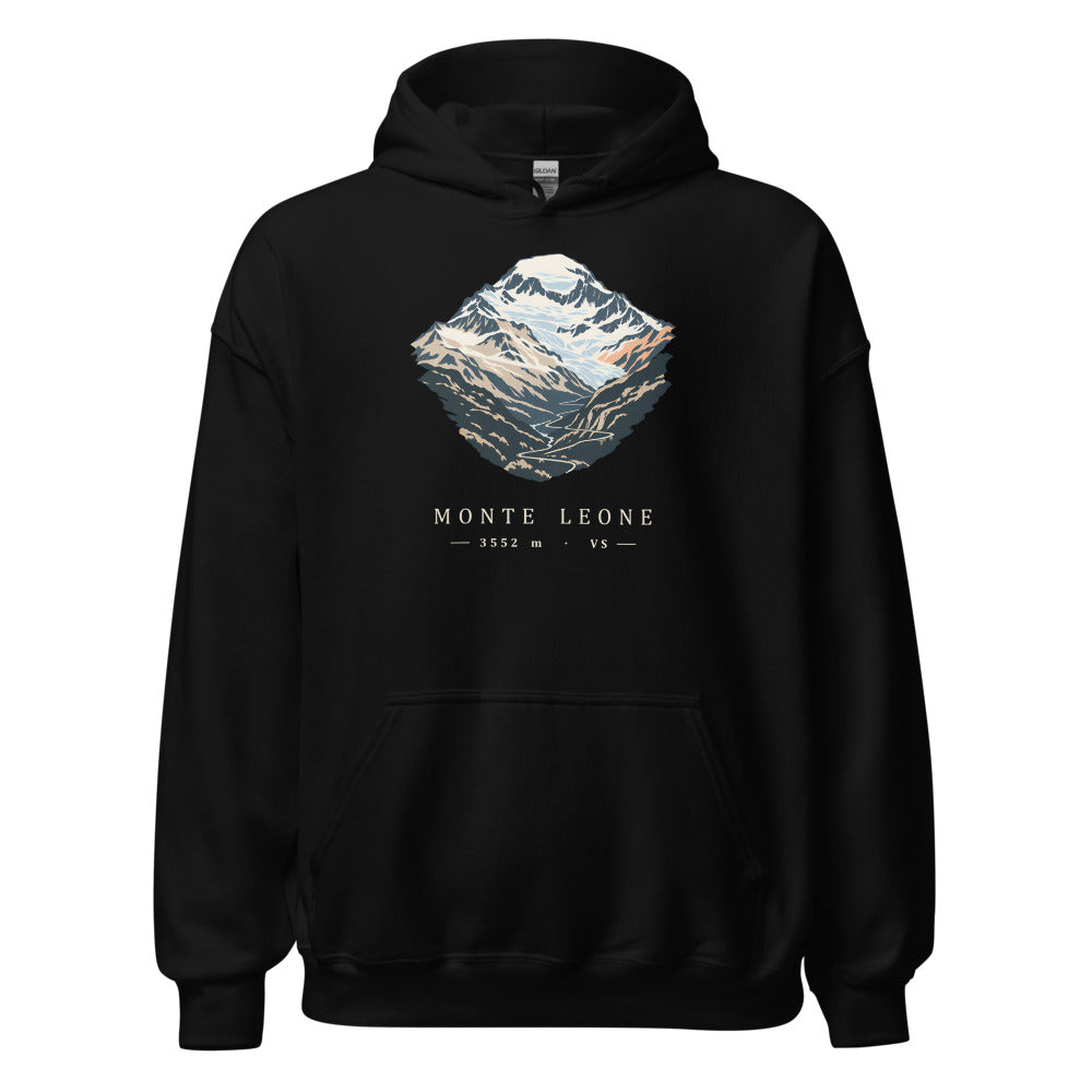 Monte Leone Simplon Hoodie – Schwarz