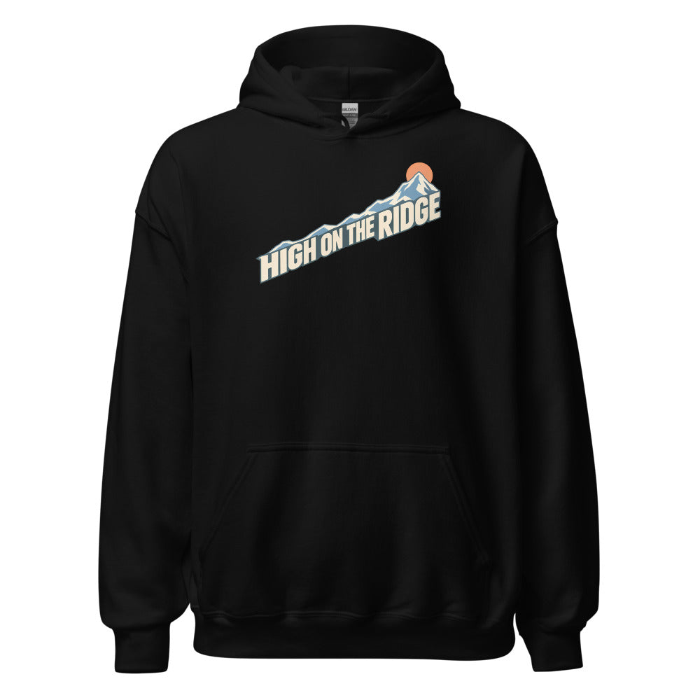High on the Ridge Hoodie – Schwarz
