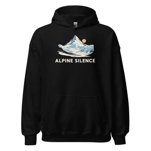 Alpine Silence Hoodie – Schwarz
