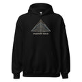 Weisshorn Höhenlinien Hoodie – Schwarz