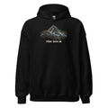 Tödi Höhenlinien Hoodie – Schwarz