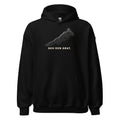 Geh den Grat Höhenlinien Hoodie – Schwarz