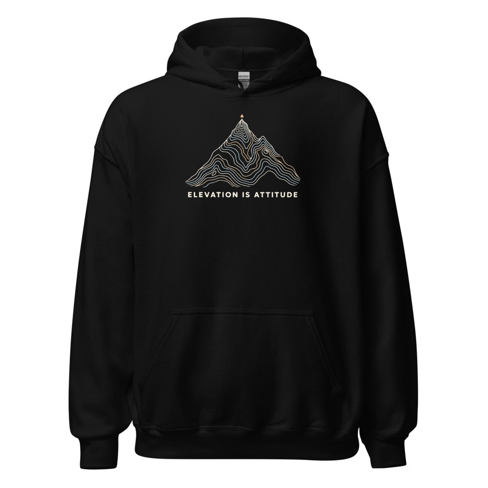 Elevation Is Attitude Hoodie – Schwarz