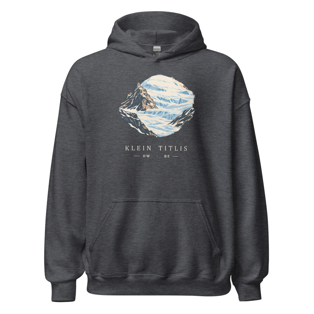 Klein Titlis Felsnase Hoodie – Dunkelgrau meliert