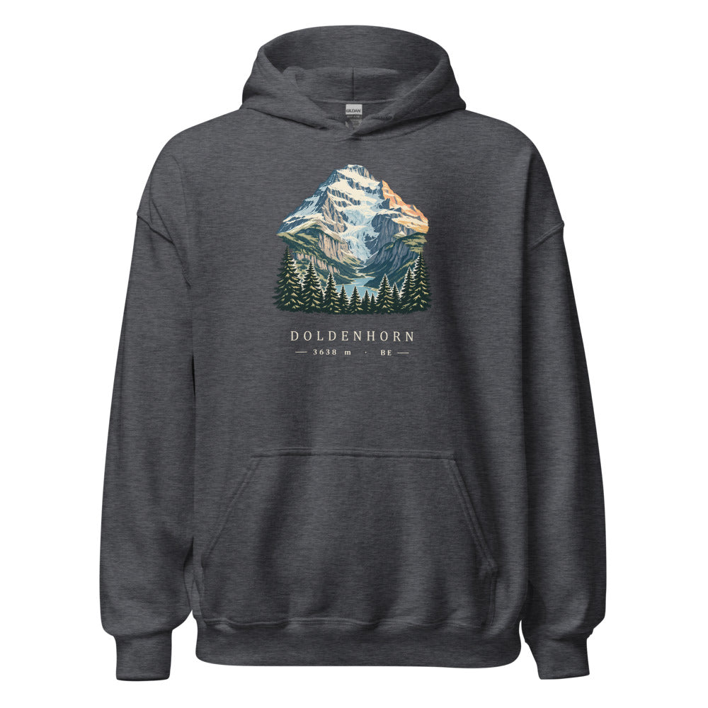 Doldenhorn Kandersteg Hoodie – Dunkelgrau meliert