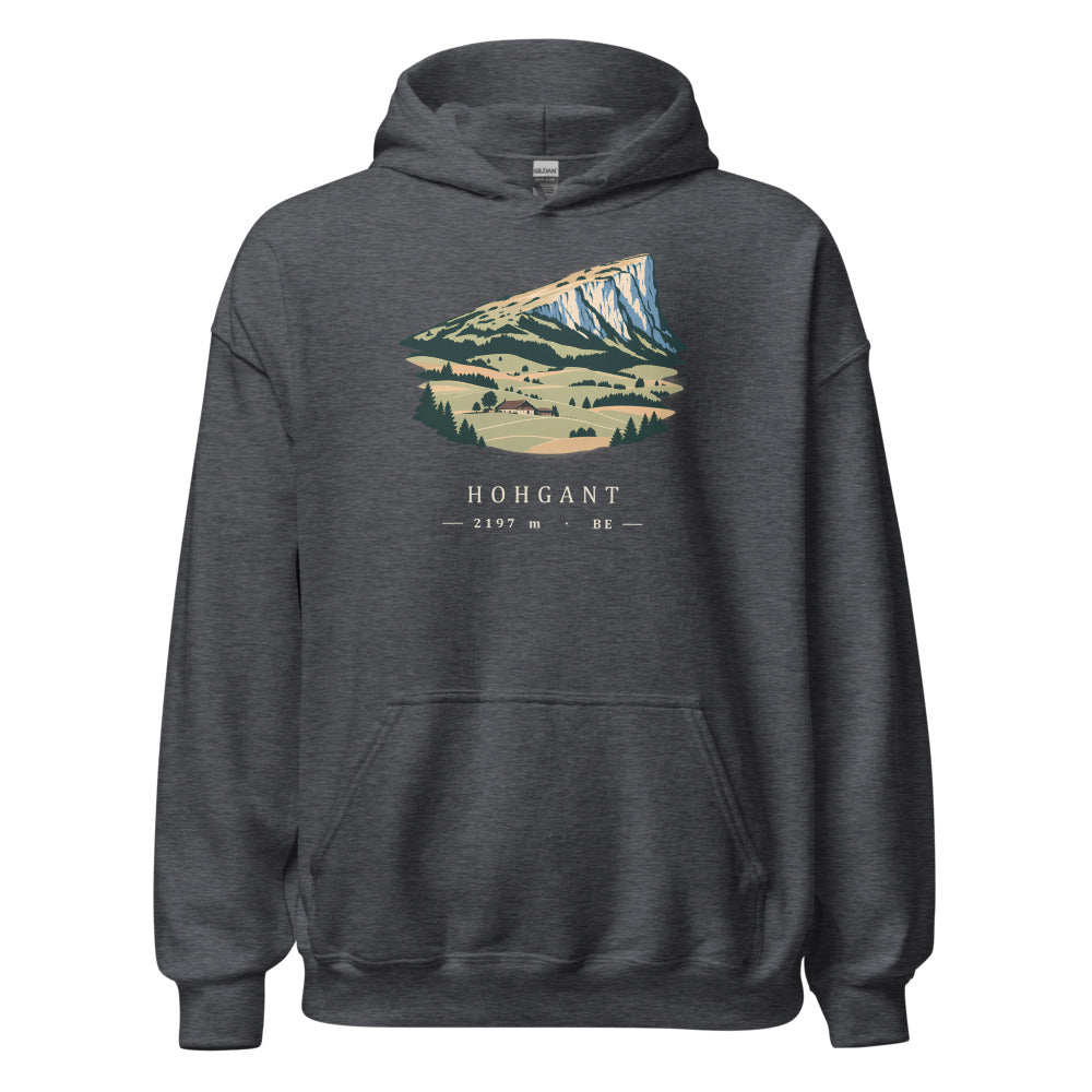 Hohgant Emmental Hoodie – Dunkelgrau meliert