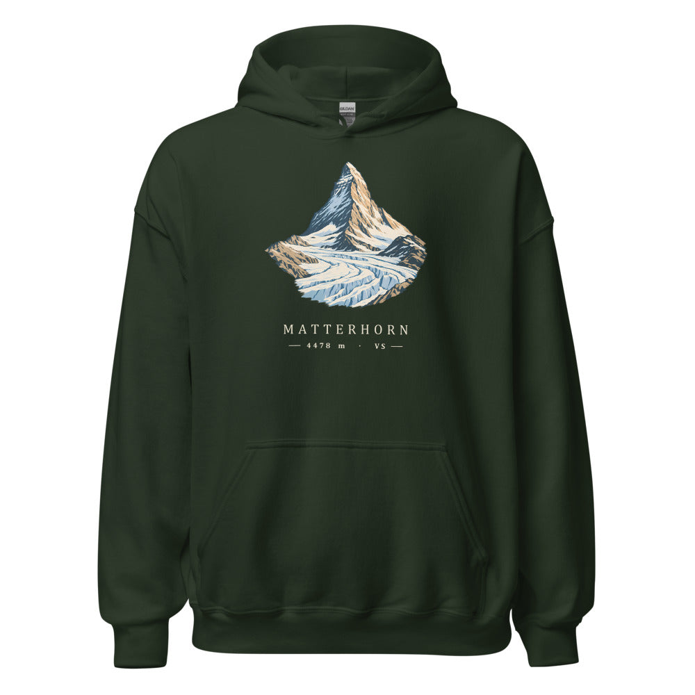 Matterhorn Gornergrat Hoodie – Waldgrün