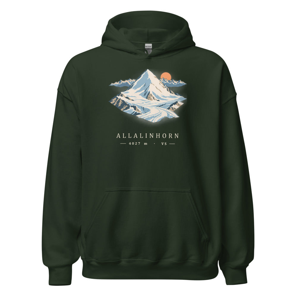 Allalinhorn Saas-Fee Hoodie – Waldgrün