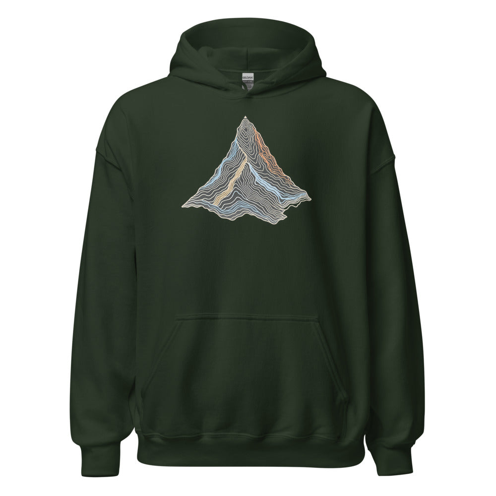 Topo Matterhorn Hoodie – Waldgrün
