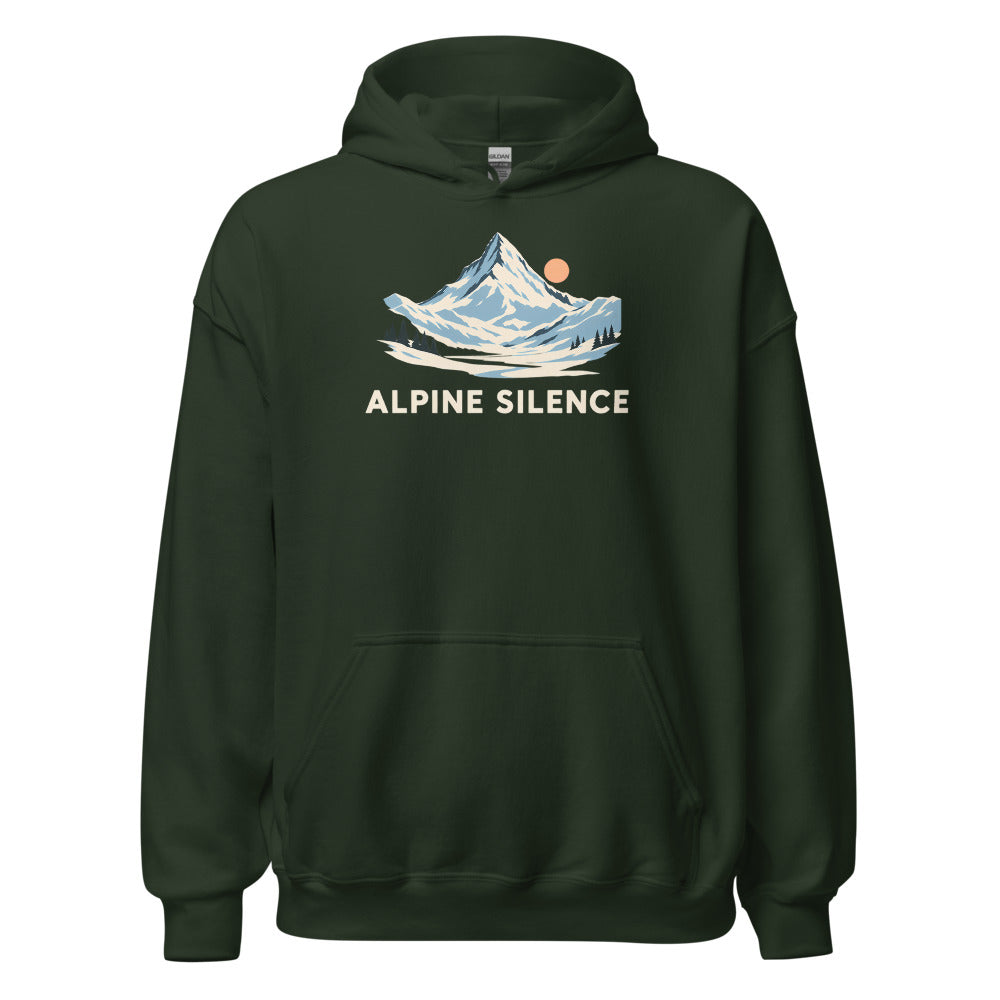 Alpine Silence Hoodie – Waldgrün