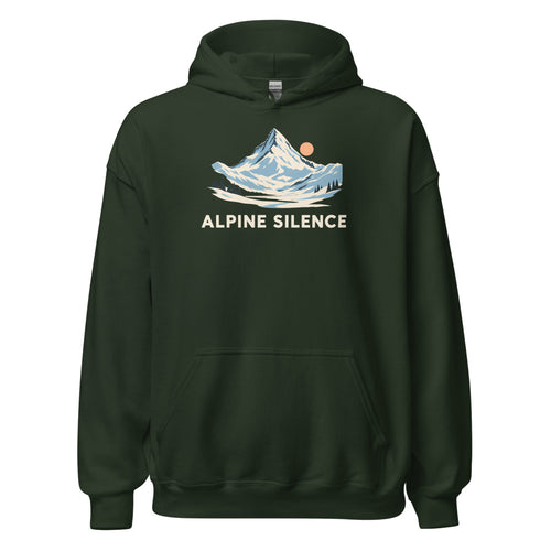 Alpine Silence Hoodie – Waldgrün