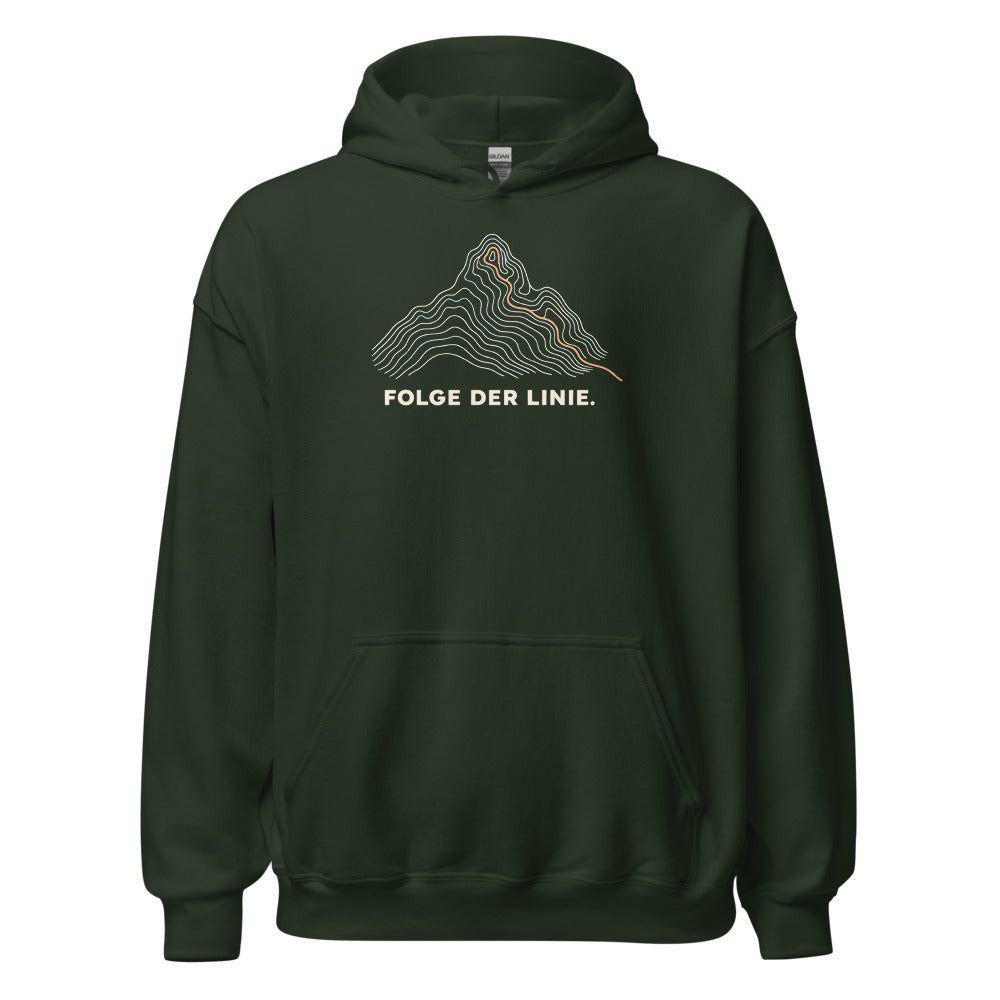 Folge der Linie Hoodie – Waldgrün