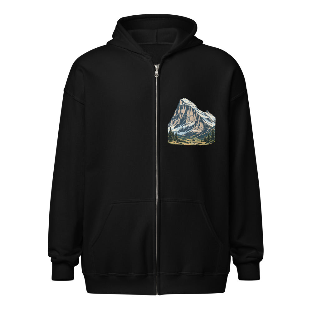 Eiger Grindelwald Zip-Hoodie – Schwarz