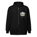 Piz Corvatsch Engadin Zip-Hoodie – Schwarz