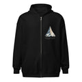 Obergabelhorn Pyramide Zip-Hoodie – Schwarz