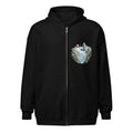 Trift Hängebrücke Zip-Hoodie – Schwarz