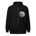 Rochers de Naye Genfersee Zip-Hoodie – Schwarz