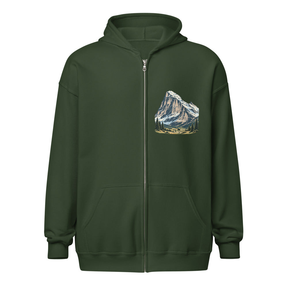 Eiger Grindelwald Zip-Hoodie – Waldgrün