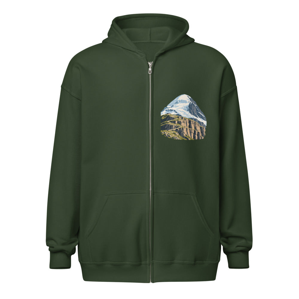 Balmhorn Gemmi Zip-Hoodie – Waldgrün