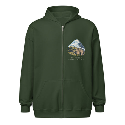 Balmhorn Gemmi Zip-Hoodie – Waldgrün