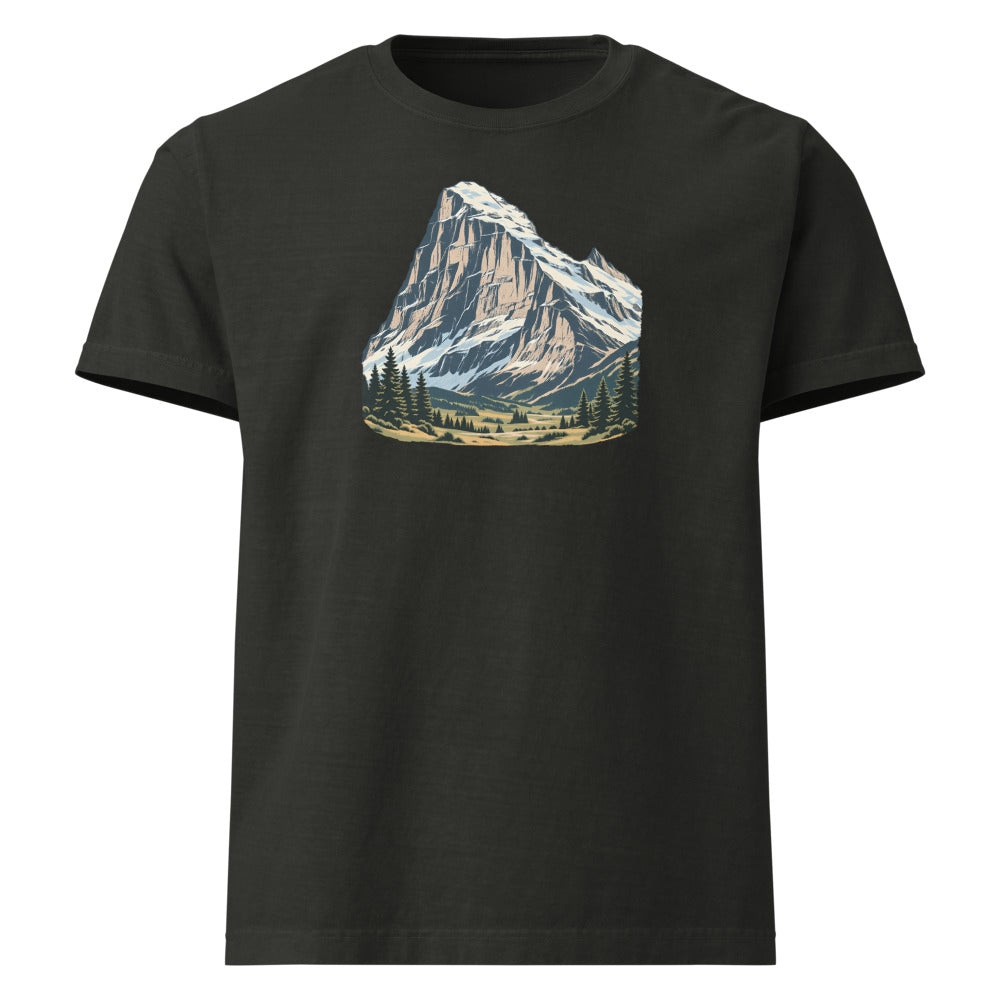 Eiger Grindelwald Heavyweight-T-Shirt – Schwarz gewaschen