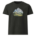 Säntis Appenzeller Hügel Heavyweight-T-Shirt – Schwarz gewaschen