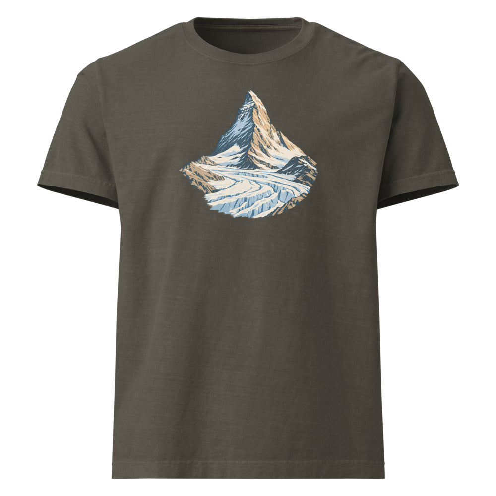 Matterhorn Gornergrat Heavyweight-T-Shirt – Anthrazit gewaschen
