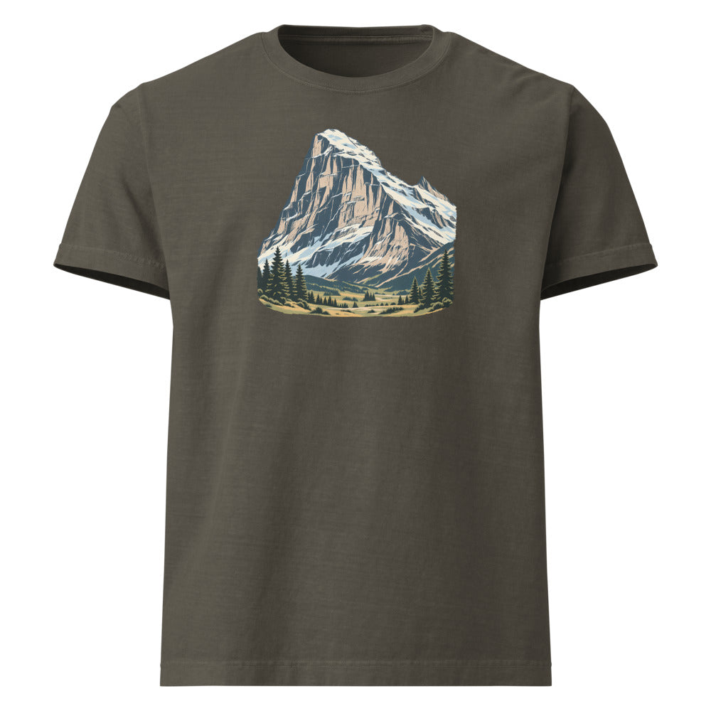 Eiger Grindelwald Heavyweight-T-Shirt – Anthrazit gewaschen