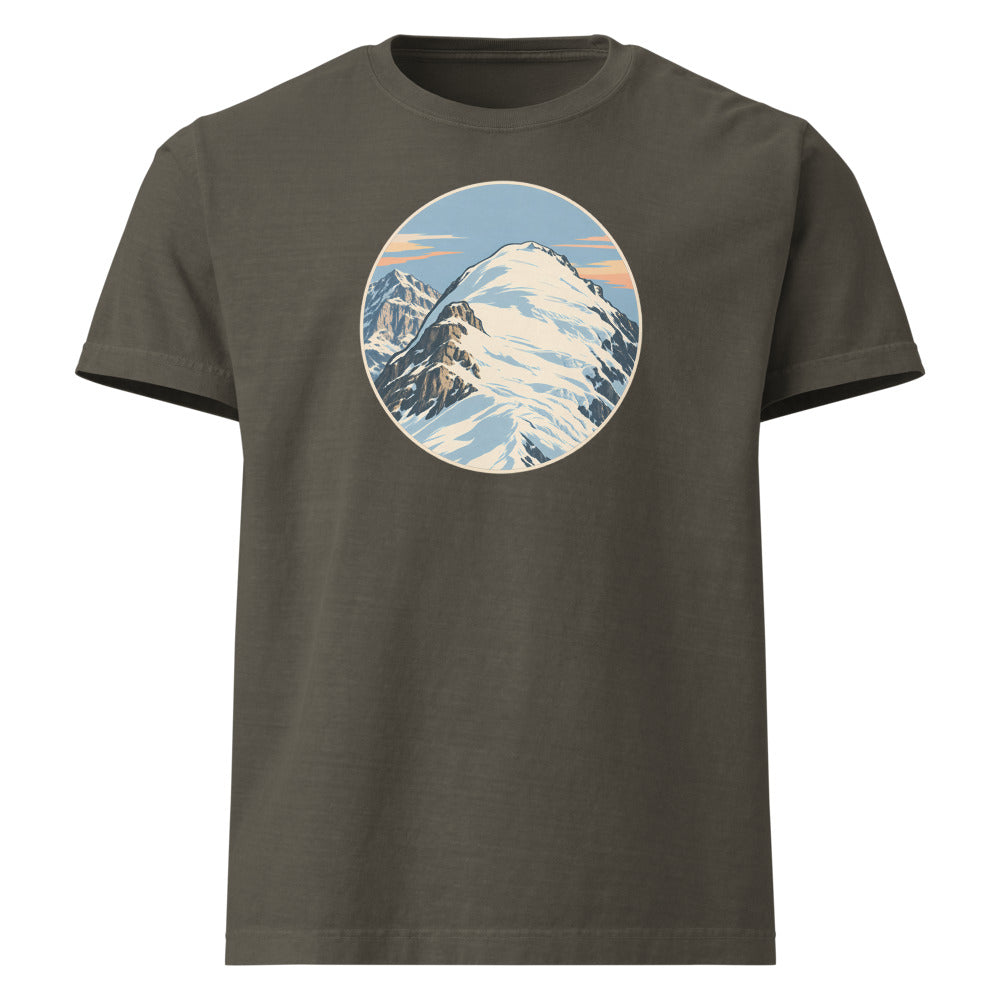 Mönch Nollen Heavyweight-T-Shirt – Anthrazit gewaschen