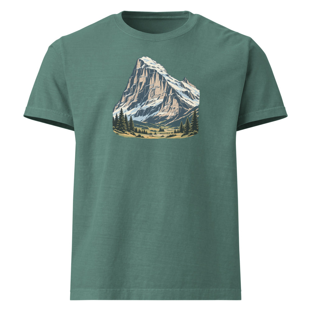 Eiger Grindelwald Heavyweight-T-Shirt – Salbeigrün gewaschen