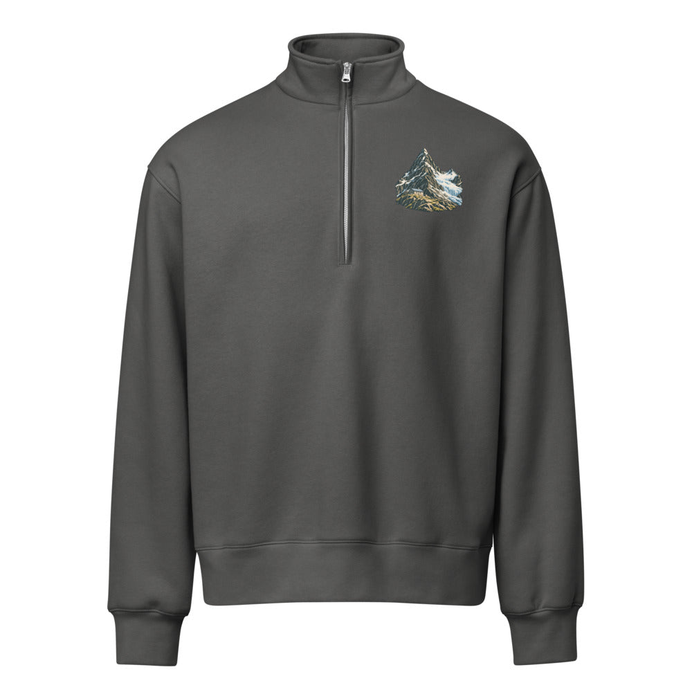 Piz Linard Silvretta Half-Zip-Pullover – Asphalt