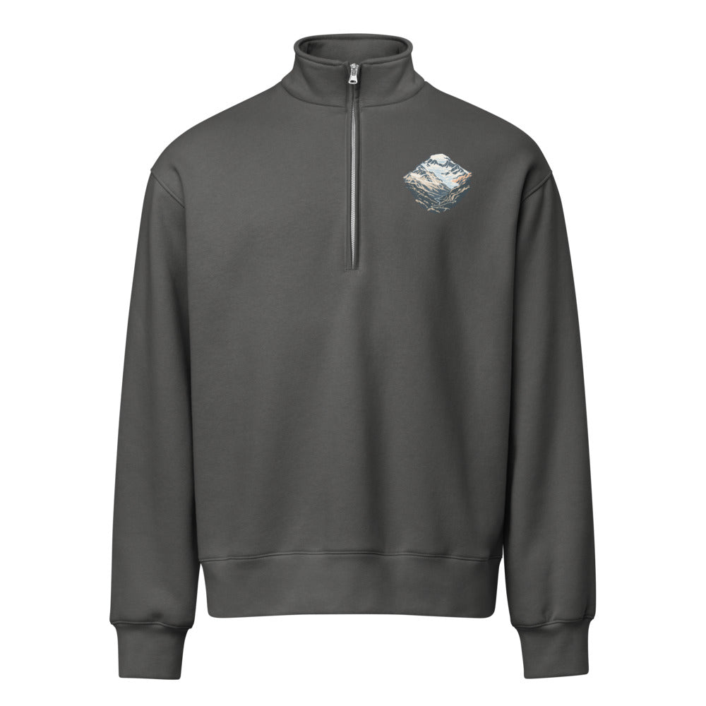 Monte Leone Simplon Half-Zip-Pullover – Asphalt