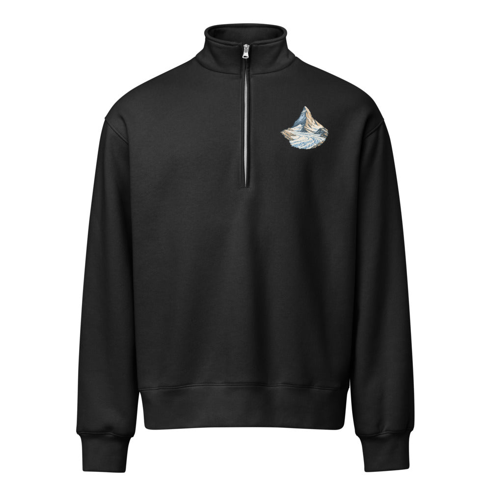Matterhorn Gornergrat Half-Zip-Pullover – Schwarz