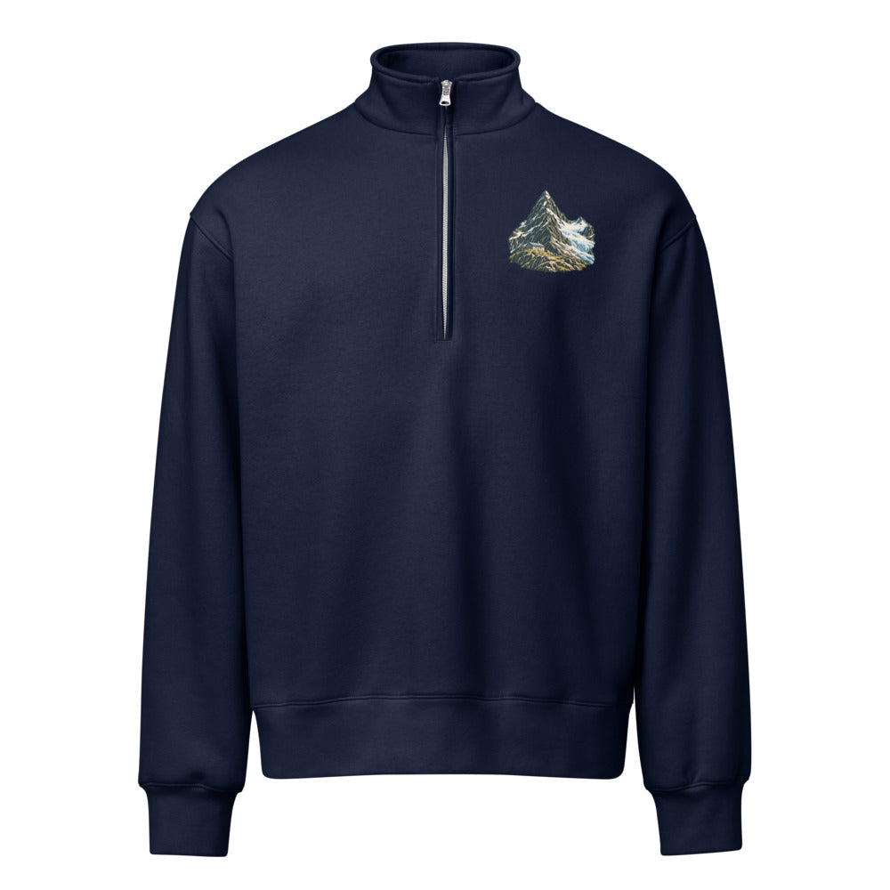 Piz Linard Silvretta Half-Zip-Pullover – Marineblau