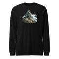 Piz Linard Silvretta Langarmshirt – Schwarz
