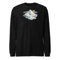 Allalinhorn Saas-Fee Langarmshirt – Schwarz