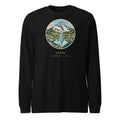 Pizol Bergseen Langarmshirt – Schwarz