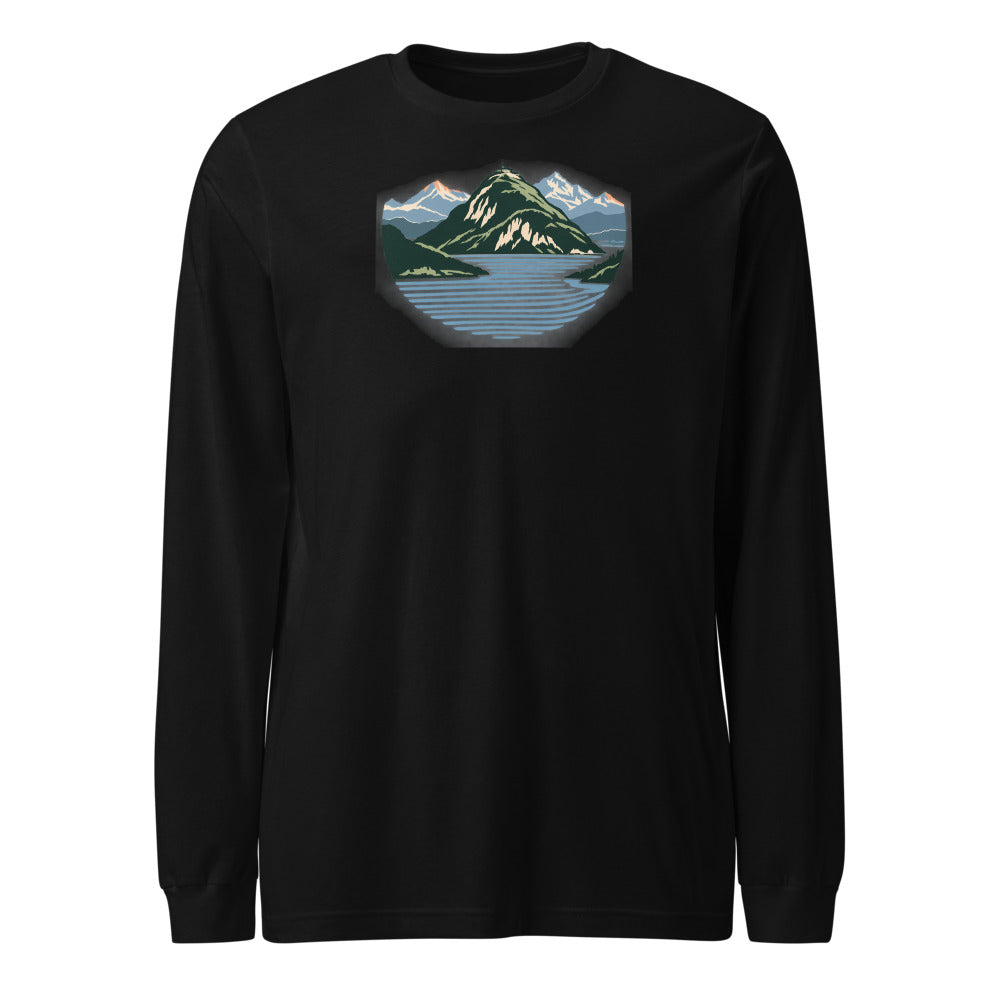 Stanserhorn Vierwaldstättersee Langarmshirt – Schwarz