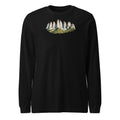 Kreuzberge Alpstein Langarmshirt – Schwarz