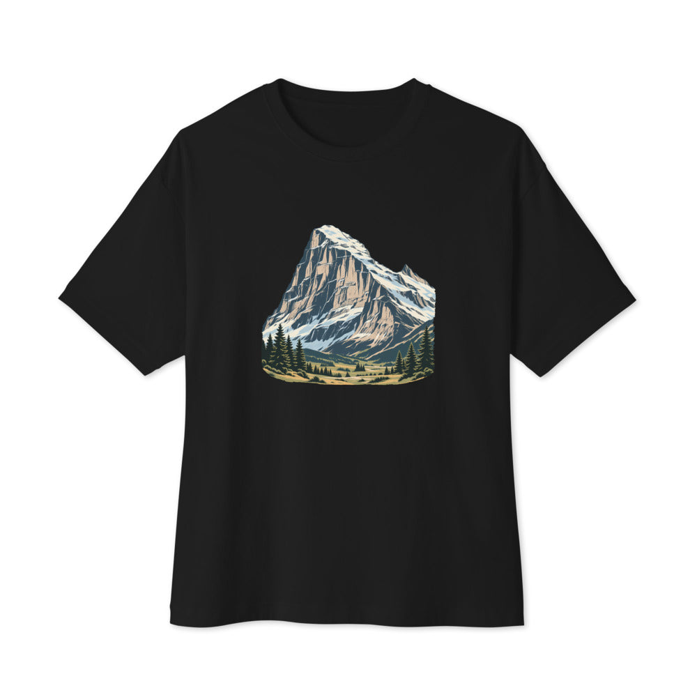 Eiger Grindelwald Boxy Tee – Schwarz