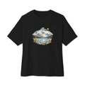 Piz Corvatsch Engadin Boxy Tee – Schwarz