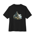 Piz Linard Silvretta Boxy Tee – Schwarz