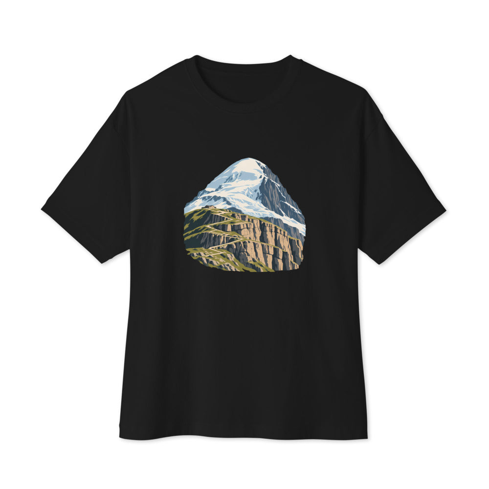 Balmhorn Gemmi Boxy Tee – Schwarz